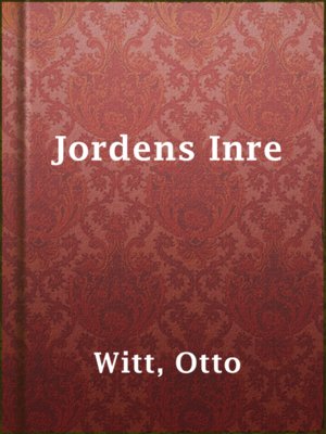 cover image of Jordens Inre